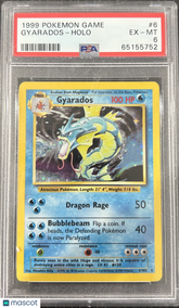 1999 Pokemon Game Gyarados #6 PSA 6
