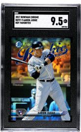 2017 Bowman Chrome Aaron Judge SGC 9.5
