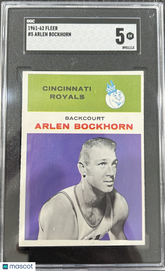 1961 Fleer Arlen Bockhorn #5 SGC 5
