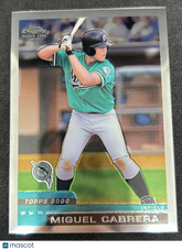 2000 Topps Chrome Traded Miguel Cabrera #T40
