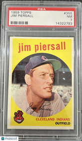 1959 Topps Jim Piersall #355 PSA 7