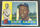 1960 Topps Hank Aaron #300