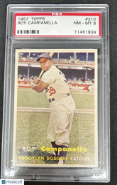 1957 Topps Roy Campanella #210 PSA 8