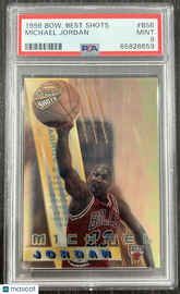 1996 Bowman's Best Best Shots Michael Jordan #BS6 PSA 9