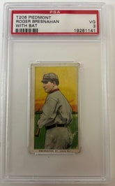 1909-11 T206 Piedmont Roger Bresnahan With Bat