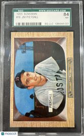 1955 Bowman Jim Piersall #16 SGC 7