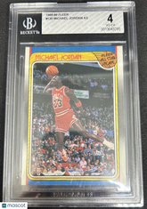 1988 Fleer Michael Jordan AS #120 BGS 4
