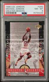 1996 Upper Deck Jordan Greater Heights Michael Jordan Greater Heights PSA 8 #GH2