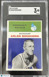 1961 Fleer Arlen Bockhorn #5 SGC 3