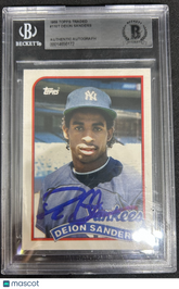 1989 Topps Traded Deion Sanders #110T Rookie BGS 0
