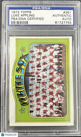 1972 Luke Appling #381 PSA Authentic