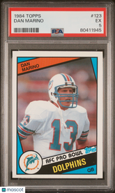 1984 Topps Dan Marino #123 PSA 5
