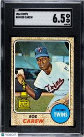 1968 Topps Rod Carew #80 SGC 6.5