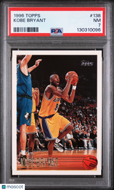 1996 Topps Kobe Bryant #138 PSA 7