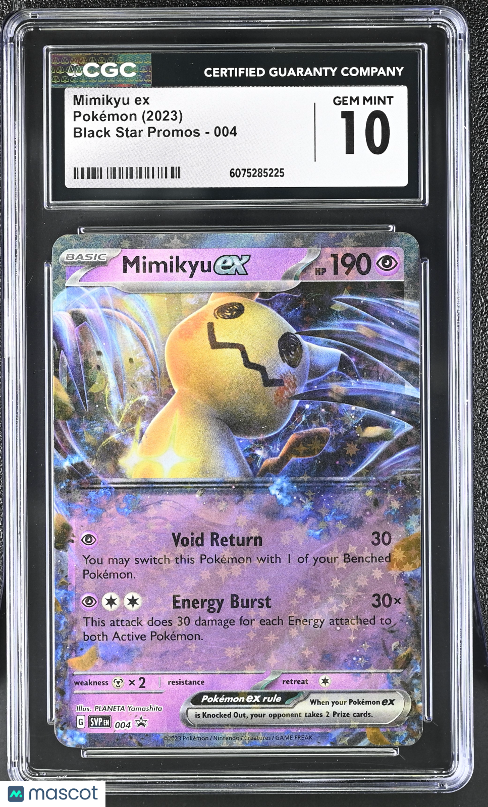 2023 Pokemon Mimikyu ex #004 CGC 10 – Top Issue Secured