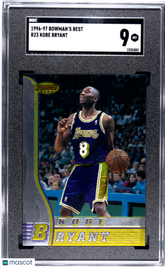 1996 Bowman's Best Kobe Bryant #R23 SGC 9