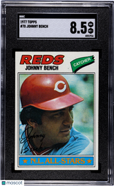 1977 Topps Johnny Bench #70 SGC 8.5