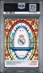 2025-2026 Panini Select La Liga Stained Glass Jude Bellingham PSA 10 #12