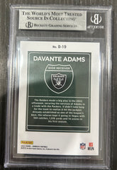 2023 Donruss Downtown Davante Adams #19 BGS 9