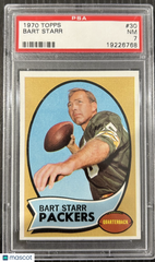 1970 Topps Bart Starr #30 PSA 7