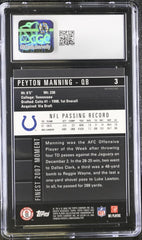 2008 Finest Peyton Manning #3 CGC 9