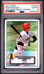2021 Topps 1952 Topps Redux Shohei Ohtani 1952 Topps Redux-chrome PSA 10 #TC5243