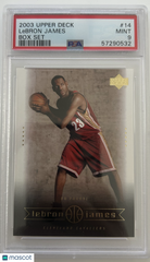 2003 Upper Deck LeBron James Box Set LeBron James #14 PSA 9