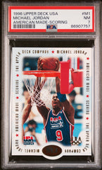 1996 Upper Deck Usa Michael Jordan American Made-Scoring Michael Jordan  PSA 7