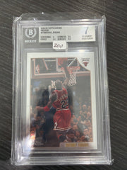 1998-99 Topps Chrome Preview Michael Jordan #77 BGS 7