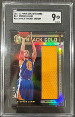 2011-12 Panini Gold Standard BG-7 Stephen Curry Black Gold Threads 101/149