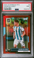 2022 Panini Donruss Fifa Julian Alvarez Optic-Red