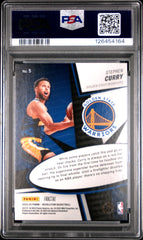 2022 Panini Revolution Supernova Stephen Curry Supernova-Fractal PSA 9