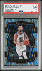 2017 Panini Select Stephen Curry Scope Prizm PSA 9
