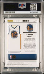 2021 Contenders Optic Stephen Curry Uniformity PSA 9