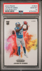 2023 Panini Prizm Color Blast Jahmyr Gibbs