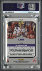 2020 Panini Obsidian Draft Picks Joe Burrow E/E White Mojo 1/1