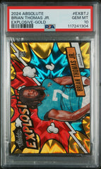 2024 Panini Absolute Explosive Brian Thomas Jr. Explosive-Gold