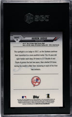 2017 Bowman Chrome Aaron Judge SGC 9.5