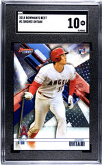 2018 Bowman's Best Shohei Ohtani SGC 10