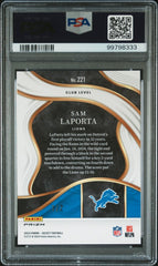 2023 Panini Select Sam Laporta Green & Black Snake Prizm