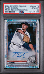 2020 Bowman Chrome Mega Box Autographs Tarik Skubal Mega Box Autographs