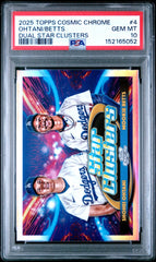 2025 Topps Cosmic Chrome Dual Star Clusters Ohtani/Betts