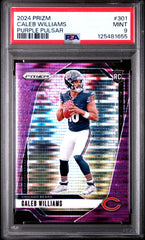 2024 Panini Prizm Caleb Williams Purple Pulsar