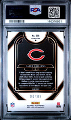 2024 Panini Select Caleb Williams Orange Shock