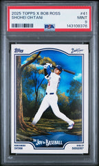 2025 Topps X Bob Ross The Joy Of Baseball Shohei Ohtani