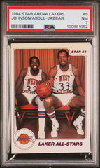 1984 Star Arena Los Angeles Lakers Johnson/Abdul-Jabbar