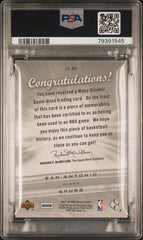 2007 Upper Deck Sweet Shot Sweet Stitches Manu Ginobili Sweet Stitches
