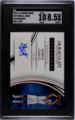 2015-16 Panini Immaculate Collection Nikola Jokic SGC 8.5