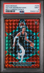 2023 Panini Mosaic Victor Wembanyama Red & Green Choice
