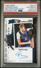 2025 Topps New Applicant Autographs Cooper Flagg New Applicant Auto